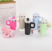 Cute Trendy Mini Kids Tumbler With Handle Stainless Steel 20oz 450 ml Capacity