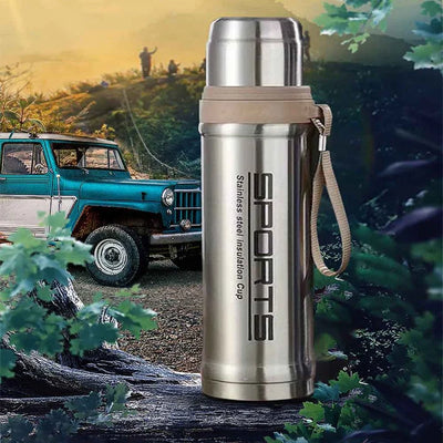 750ml Stainless Steel Vacuum Flask Sports Water Bottle