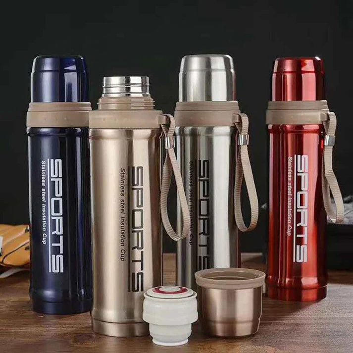 750ml Stainless Steel Vacuum Flask Sports Water Bottle