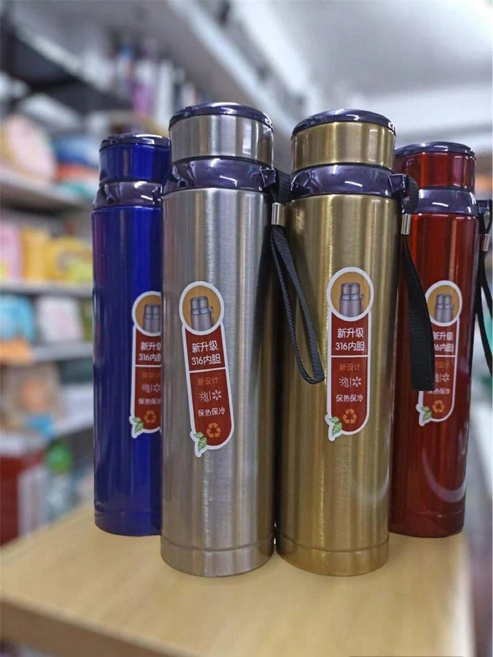 Water Bottle, LeakProof Stainless Steel Vacuum Insulated 800Ml/1000ML