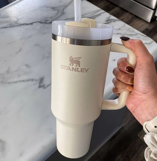 Stanley Quencher H2.0 Tumbler with Handle and Straw 40 oz Insulated Stainless Steel