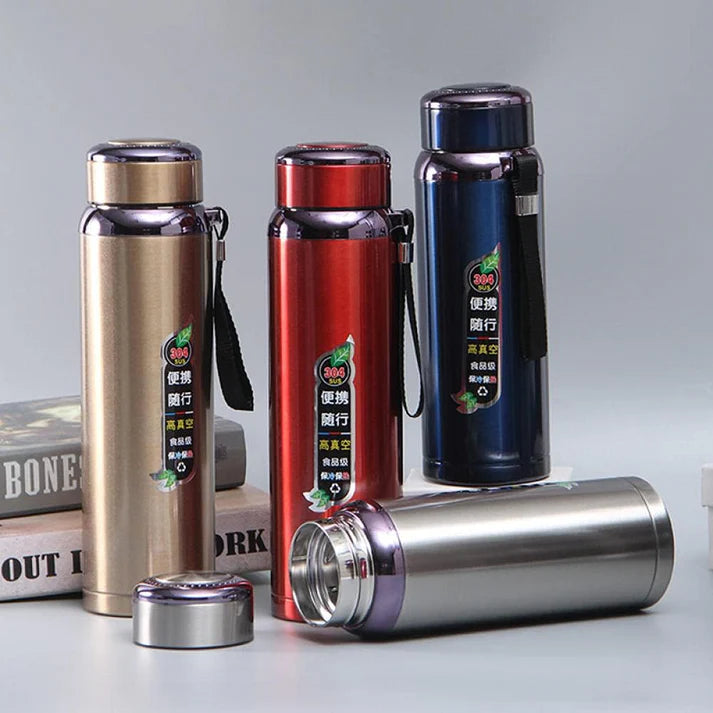Water Bottle, LeakProof Stainless Steel Vacuum Insulated 800Ml/1000ML