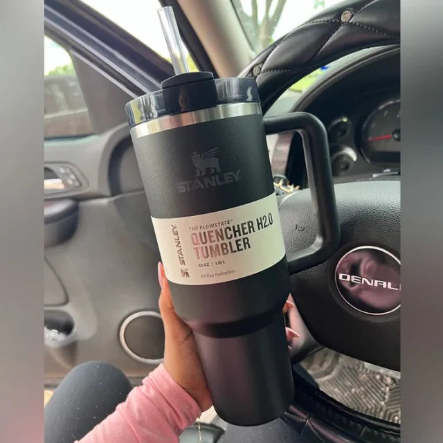 Stanley Quencher H2.0 Tumbler with Handle and Straw 40 oz Insulated Stainless Steel