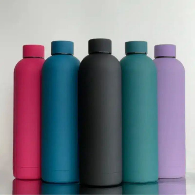 1000ML Matte 304 stainless steel insulated water bottle, water cup, leak proof, portable travel cup, suitable for hot and cold drinks