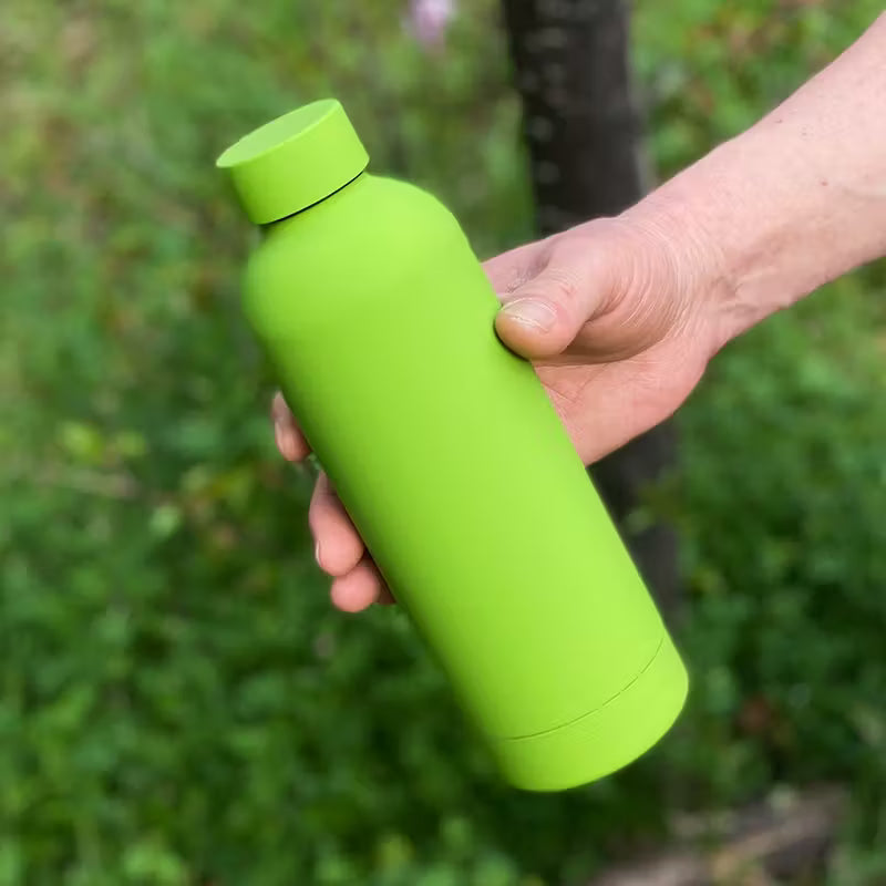 Matte 304 stainless steel insulated water bottle, water cup, leak proof, portable travel cup, suitable for hot and cold drinks,