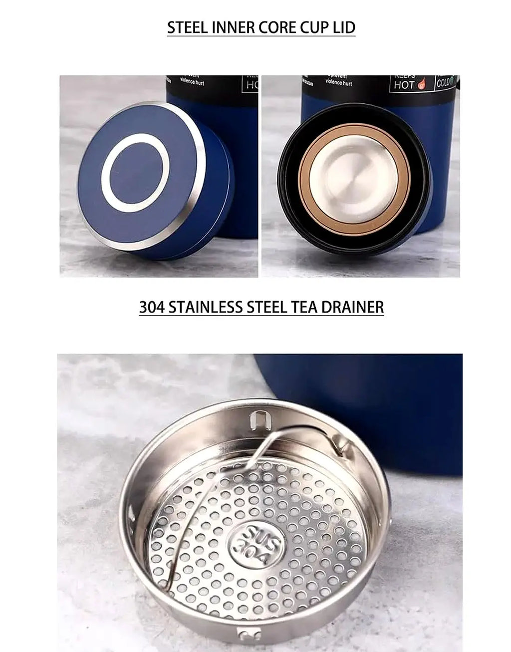 SUS - 316 - Stainless Steel Vacuum Flask - 1000 ML